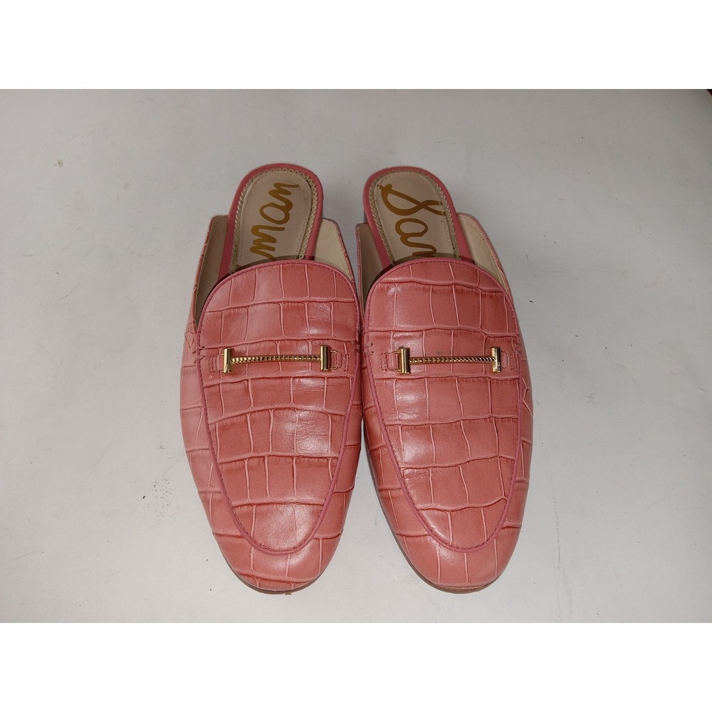 Sam Edelman Laurna Mule Slip On Loafers Size 8 Rose Gold Horsebit - Picture 3 of 9